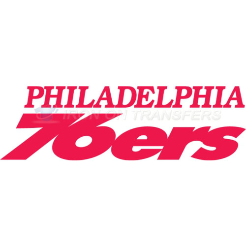 Philadelphia 76ers Iron-on Stickers (Heat Transfers)NO.1153